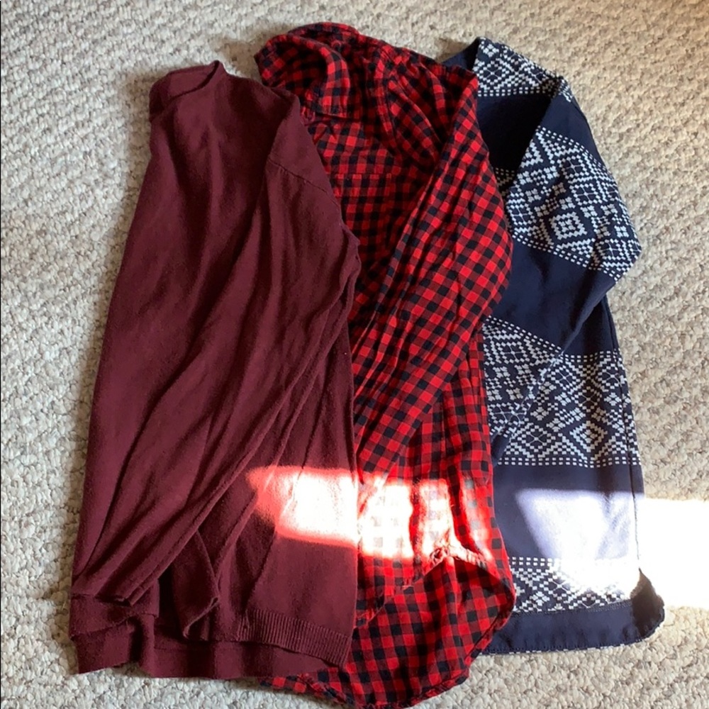 Set of Three Old Navy Long Sleeve Shirts